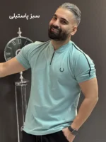 تيشرت نيم زيپ استين كش4032 - Image 2