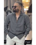 پیراهن پشمی بسیار ضخیم6015 - Image 3
