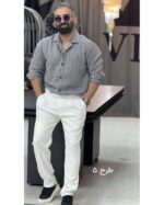 پیراهن پشمی بسیار ضخیم6015 - Image 5