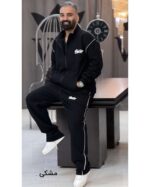 ست سويشرت و شلوار نيم بگ زمستانه جنس پارچه دورس سه نخ تو كركي - Image 2