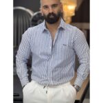 پیراهن دیپلمات پارچه مک لارن ترک