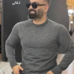 بافت یقه گرد فری سایز
