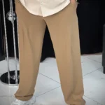 شلوار نیم بگ پارچه ای